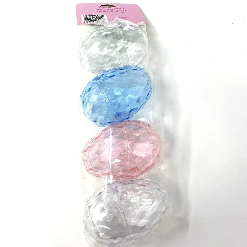Target Crystal Cut Easter Eggs Fillable Treats 4-Count